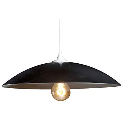 LUSSIOL 258630 hanglamp, binnenverlichting, zwart/grijs LUSSIOL 258630 hanglamp, binnenverlichting, zwart/grijs