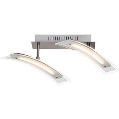 Brilliant Flexibele 4-vlammige LED geïntegreerde lamp inclusief niet-verwisselbare wandverlichting decoratie, metaal/glas/ijzer G94334/13 Brilliant Flexibele 4-vlammige LED geïntegreerde lamp inclusief niet-verwisselbare wandverlichting decoratie, metaal/glas/ijzer G94334/13