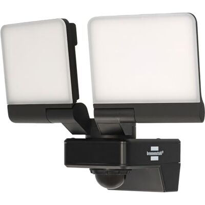 Brennenstuhl Connect WiFi LED Duo buitenlamp WFD 3051 P (36W, 4300lm, IP54, diverse lichtfuncties bedienbaar via app, buitenspot voor wandmontage met bewegingsmelder) Brennenstuhl Connect WiFi LED Duo buitenlamp WFD 3051 P (36W, 4300lm, IP54, diverse lichtfuncties bedienbaar via app, buitenspot voor wandmontage met bewegingsmelder)