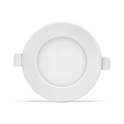 WatioWave LED-downlight, ultradun, E6, 9 W, 6000 K, koudwit, D115 x H32 mm WatioWave LED-downlight, ultradun, E6, 9 W, 6000 K, koudwit, D115 x H32 mm