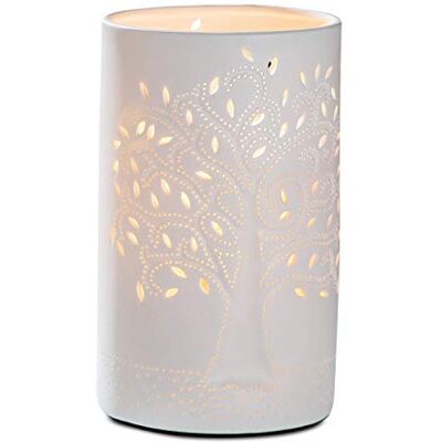 GILDE Kleine boom lamp wiel leven porselein GILDE Kleine boom lamp wiel leven porselein