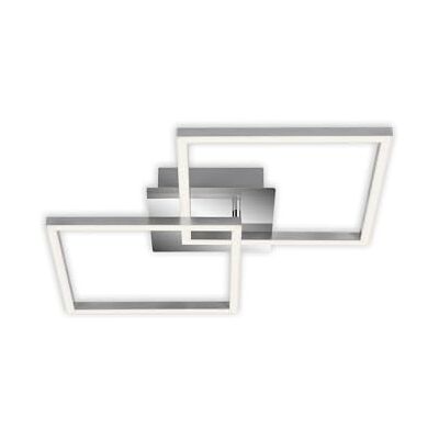 Briloner Leuchten LED plafondlamp draaibaar, plafondlamp dimbaar, 24 watt, 1.800 lumen, 3.000 Kelvin, chroom-zilverkleurig, W, 620x368x73mm (LxBxH) Briloner Leuchten LED plafondlamp draaibaar, plafondlamp dimbaar, 24 watt, 1.800 lumen, 3.000 Kelvin, chroom-zilverkleurig, W, 620x368x73mm (LxBxH)