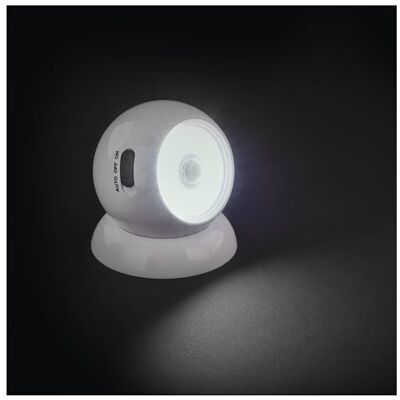 EMOS LED nachtlampje met sensor COB-LED in koud wit, werkt op batterijen (3x AAA) magnetische houder voor eenvoudige uitlijning 3 modi: AUTO/ON/OFF 15m bereik, 30 s brandduur wit EMOS LED nachtlampje met sensor COB-LED in koud wit, werkt op batterijen (3x AAA) magnetische houder voor eenvoudige uitlijning 3 modi: AUTO/ON/OFF 15m bereik, 30 s brandduur wit