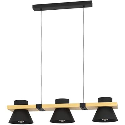 Eglo Hanglamp Maccles, 3-lichts pendellamp boven eettafel, FSC100HB Eglo Hanglamp Maccles, 3-lichts pendellamp boven eettafel, FSC100HB