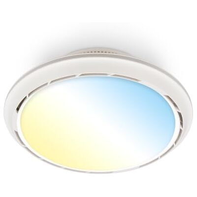 Briloner Plafond ventilator LED met verlichting, afstandsbediening, 6 snelheden, CCT en dimbaar licht, plafondlamp ventilator voor slaapkamer, plafondlamp woonkamer, 44 x 17,5 cm, wit Briloner Plafond ventilator LED met verlichting, afstandsbediening, 6 snelheden, CCT en dimbaar licht, plafondlamp ventilator voor slaapkamer, plafondlamp woonkamer, 44 x 17,5 cm, wit