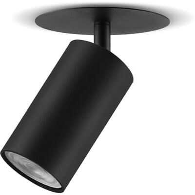 Maclean inbouw/buis, spot, rond, aluminium, GU10, 55x100mm, kleur zwart, MCE364 B Maclean inbouw/buis, spot, rond, aluminium, GU10, 55x100mm, kleur zwart, MCE364 B