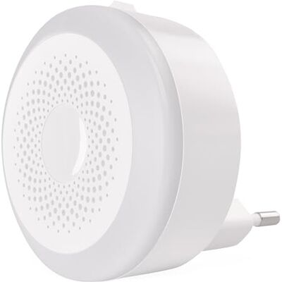 EMOS Elegant led-nachtlampje voor stopcontact, rond oriëntatielicht met schakelaar voor 230 V, eurostekker warm wit oriëntatieverlichting voor kinderkamer, slaapkamer, badkamer, hal wit EMOS Elegant led-nachtlampje voor stopcontact, rond oriëntatielicht met schakelaar voor 230 V, eurostekker warm wit oriëntatieverlichting voor kinderkamer, slaapkamer, badkamer, hal wit