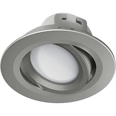 Hama WiFi-LED-inbouwspot, satijn nikkel Hama WiFi-LED-inbouwspot, satijn nikkel