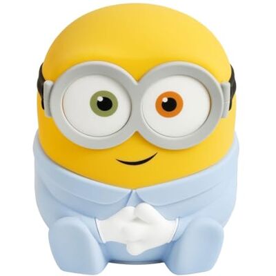 Paladone Minions Bob SquishyGlo Siliconen nachtlampje, officieel gelicentieerde Soft Touch oplaadbare lamp met automatische uitschakeltimer voor slaapkamers en thuis, kinderen en volwassenen Paladone Minions Bob SquishyGlo Siliconen nachtlampje, officieel gelicentieerde Soft Touch oplaadbare lamp met automatische uitschakeltimer voor slaapkamers en thuis, kinderen en volwassenen