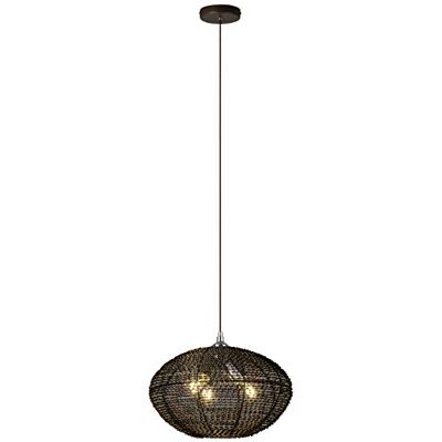Brilliant 93367/20 hanglamp, metaal, bruin Brilliant 93367/20 hanglamp, metaal, bruin
