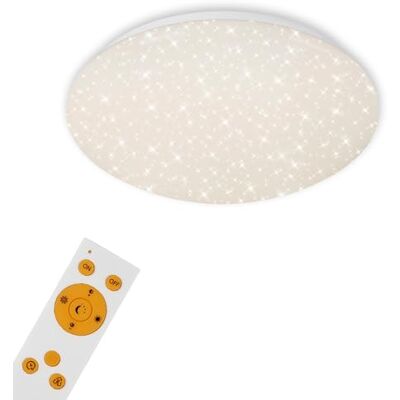 Briloner Leuchten Led-Plafondlamp, Dimbaar, Incl. Afstandsbediening, Kleurtemperatuurregeling, Plafondlamp 15 Watt, 1300 Lumen, Diameter 28 Cm, Wit Briloner Leuchten Led-Plafondlamp, Dimbaar, Incl. Afstandsbediening, Kleurtemperatuurregeling, Plafondlamp 15 Watt, 1300 Lumen, Diameter 28 Cm, Wit