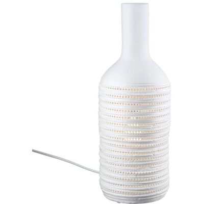 GILDE Tafellamp Sacoma porselein mat, H 39 cm x Ø 16 cm Materiaal: porselein, matte afwerking, eenvoudig ontwerp fitting E14, zonder lamp GILDE Tafellamp Sacoma porselein mat, H 39 cm x Ø 16 cm Materiaal: porselein, matte afwerking, eenvoudig ontwerp fitting E14, zonder lamp
