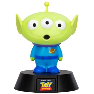 Paladone Toy Story Alien Icon Light 3D-karakterlamp voor slaapkamer, bureau of plank zachte gloed kindernachtlampje werkt op batterijen Paladone Toy Story Alien Icon Light 3D-karakterlamp voor slaapkamer, bureau of plank zachte gloed kindernachtlampje werkt op batterijen