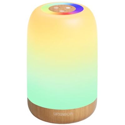 UPXNBOR Nachtlampje, LED Touch Tafellamp met Dimbaar Licht 256 RGB-Kleuren en 5 Helderheidsniveaus, Timer, Ophanghaak, USB-Oplaadbaar, Draagbare Lamp voor Slaapkamer en Kinderkamer UPXNBOR Nachtlampje, LED Touch Tafellamp met Dimbaar Licht 256 RGB-Kleuren en 5 Helderheidsniveaus, Timer, Ophanghaak, USB-Oplaadbaar, Draagbare Lamp voor Slaapkamer en Kinderkamer