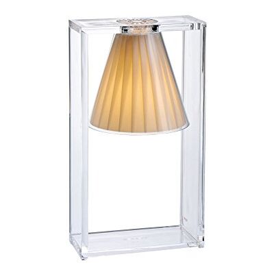 Kartell Light-Air, tafellamp, glashelder/beige Kartell Light-Air, tafellamp, glashelder/beige