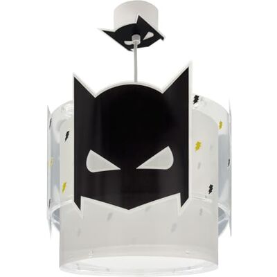 Dalber Kinderhanglamp Donkere Held Superheld, Kinderkamer, Lichtgevend in het donker, 61802M, E27 Dalber Kinderhanglamp Donkere Held Superheld, Kinderkamer, Lichtgevend in het donker, 61802M, E27