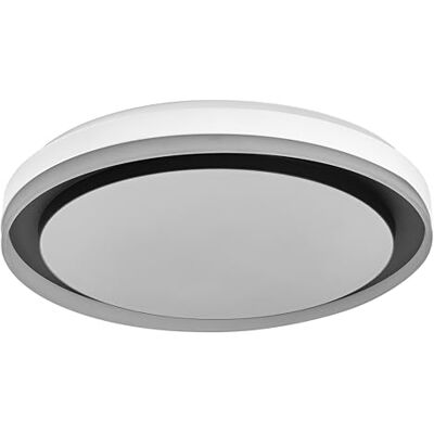 OSRAM SMART+ WIFI LED plafondlamp, wit/zwart 32W, 3400lm, witlichtfunctie, dimbaar, dynamisch Magic RGB-effect, lange levensduur, eenvoudige installatie, bestuurbaar via app, 2700-6500K OSRAM SMART+ WIFI LED plafondlamp, wit/zwart 32W, 3400lm, witlichtfunctie, dimbaar, dynamisch Magic RGB-effect, lange levensduur, eenvoudige installatie, bestuurbaar via app, 2700-6500K