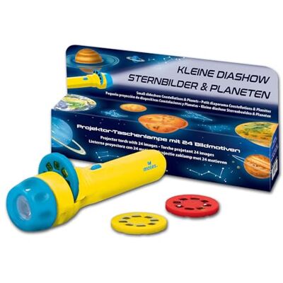 moses 38057 Kleine Diashow projectorzaklamp voor kinderen, met 8 planeten en 16 bekende sterrenbeelden, kleurrijk, medium moses 38057 Kleine Diashow projectorzaklamp voor kinderen, met 8 planeten en 16 bekende sterrenbeelden, kleurrijk, medium