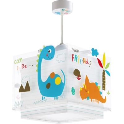 Dalber Kinderhanglamp voor aan het plafond, dinosaurussen, veelkleurige dieren, 73452M, E27, kinderlampen, kinderkamer. Dalber Kinderhanglamp voor aan het plafond, dinosaurussen, veelkleurige dieren, 73452M, E27, kinderlampen, kinderkamer.