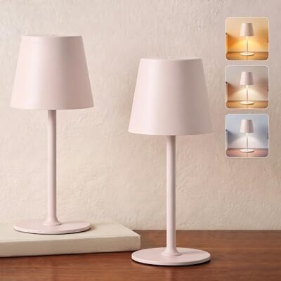 UPXNBOR Tafellamp, draadloos, 2 stuks, led-bedlampje, batterij, tafellamp, bureaulamp voor binnen en buiten, 3 lichtkleuren, traploos aanraakbaar, volledig metaal, IP54, 2 hoogtes, 5300 mAh UPXNBOR Tafellamp, draadloos, 2 stuks, led-bedlampje, batterij, tafellamp, bureaulamp voor binnen en buiten, 3 lichtkleuren, traploos aanraakbaar, volledig metaal, IP54, 2 hoogtes, 5300 mAh
