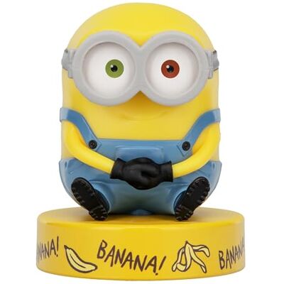 Paladone Minions Bob Icon Light Officieel gelicentieerd Minions product 9,5 cm Bob-karakterlicht • Zachte LED-gloed • Batterijaangedreven verzamelbare slaapkamerdecoratie Paladone Minions Bob Icon Light Officieel gelicentieerd Minions product 9,5 cm Bob-karakterlicht • Zachte LED-gloed • Batterijaangedreven verzamelbare slaapkamerdecoratie