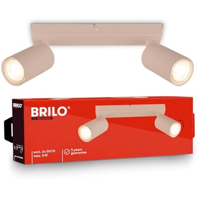 Briloner Draaibare plafondlamp, GU10-fitting, max. 9 W, plafondspot, plafondlamp, kroonluchter, woonkamer, plafondlamp, kroonluchter, slaapkamer, eetkamer, 25,5 cm, beige Briloner Draaibare plafondlamp, GU10-fitting, max. 9 W, plafondspot, plafondlamp, kroonluchter, woonkamer, plafondlamp, kroonluchter, slaapkamer, eetkamer, 25,5 cm, beige