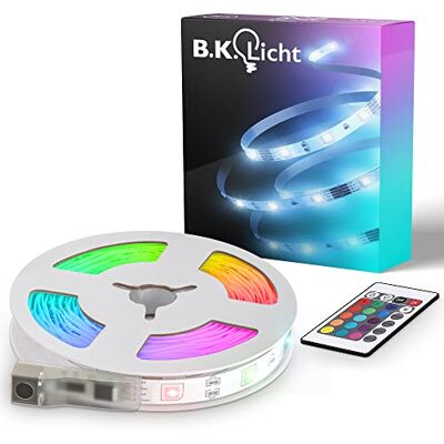 B.K.LICHT 3 m RGB LED-strip - Verlichting met LED B.K.LICHT 3 m RGB LED-strip - Verlichting met LED