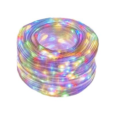 PRENDELUZ Lichtketting – 5 m lange lichtketting met RGB-lampen, aangedreven door 4 AA-batterijen, PVC- en kopermaterialen, ideaal als decoratie. PRENDELUZ Lichtketting – 5 m lange lichtketting met RGB-lampen, aangedreven door 4 AA-batterijen, PVC- en kopermaterialen, ideaal als decoratie.