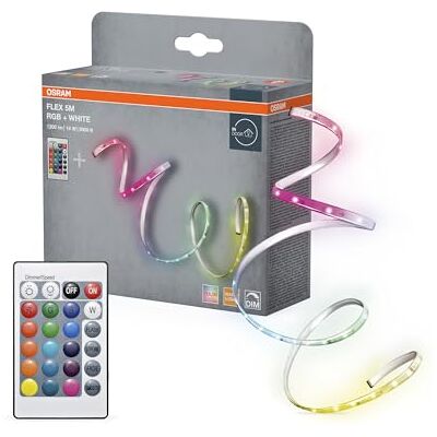 OSRAM FLEX 5M LED strip RC, wit, 14W, 900lm, warmwit licht, geïntegreerde geluidsontvanger, RGB-kleurensensor, afstandsbediening, lange levensduur, eenvoudig te installeren, IP20 OSRAM FLEX 5M LED strip RC, wit, 14W, 900lm, warmwit licht, geïntegreerde geluidsontvanger, RGB-kleurensensor, afstandsbediening, lange levensduur, eenvoudig te installeren, IP20