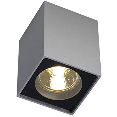 SLV plafondopbouwarmatuur ALTRA DICE/spot, schijnwerper, plafondspot, plafondarmatuur, opbouwarmatuur, binnenverlichting / GU10 35 W grijs SLV plafondopbouwarmatuur ALTRA DICE/spot, schijnwerper, plafondspot, plafondarmatuur, opbouwarmatuur, binnenverlichting / GU10 35 W grijs
