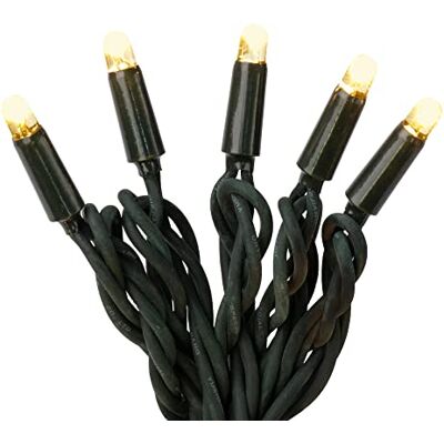 Hellum 555110 Led-lichtsnoer, 80 leds, warmwit, verlengbaar, 8,1 m, uitbreidbaar tot 100 m of 1000 leds, binnen en buiten, groene kabel, zonder toevoerkabel Hellum 555110 Led-lichtsnoer, 80 leds, warmwit, verlengbaar, 8,1 m, uitbreidbaar tot 100 m of 1000 leds, binnen en buiten, groene kabel, zonder toevoerkabel