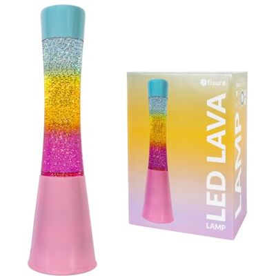 FISURA – Veelkleurige LED-lavalamp. Originele retro-lamp. Ontspannende decoratieve lamp. Origineel cadeau voor jongeren. Woondecoratie met LED-licht. 11,2 x 39 cm. FISURA – Veelkleurige LED-lavalamp. Originele retro-lamp. Ontspannende decoratieve lamp. Origineel cadeau voor jongeren. Woondecoratie met LED-licht. 11,2 x 39 cm.