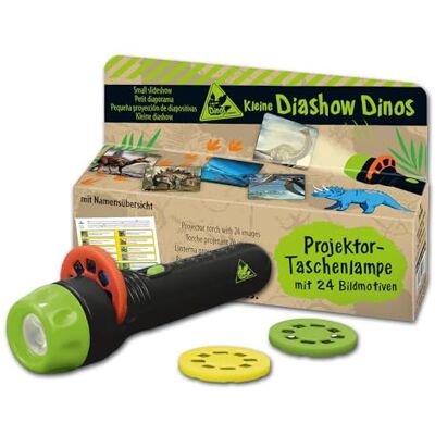 moses 40236 Kleine diashow Dinos, projectorzaklamp voor kinderen, met 24 dinosaurusafbeeldingen en naamoverzicht, dino, klein moses 40236 Kleine diashow Dinos, projectorzaklamp voor kinderen, met 24 dinosaurusafbeeldingen en naamoverzicht, dino, klein
