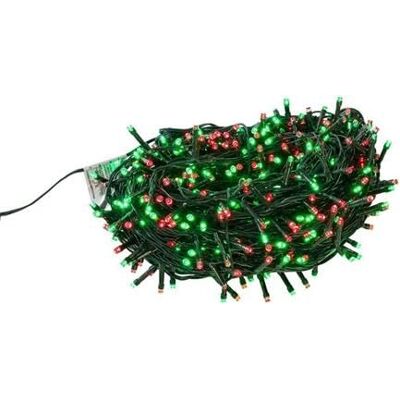 Avilia Led-lichtsnoer voor kerstversiering en decoraties (ketting 25 m, 500 lampen, groen en roze) Avilia Led-lichtsnoer voor kerstversiering en decoraties (ketting 25 m, 500 lampen, groen en roze)