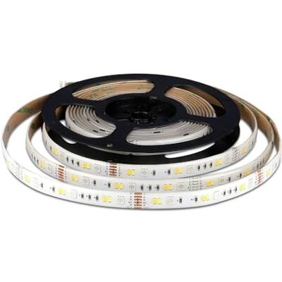 V-TAC VT-5050 54-EU Kit voor ledstrips SMD5050 4W/m, 54 leds/mt RGB en 3-in-1, 5 meter, 12 V, lijm met wifi-bediening, compatibel met Google Assistant en Amazon Alexa, dimbaar, IP65 V-TAC VT-5050 54-EU Kit voor ledstrips SMD5050 4W/m, 54 leds/mt RGB en 3-in-1, 5 meter, 12 V, lijm met wifi-bediening, compatibel met Google Assistant en Amazon Alexa, dimbaar, IP65