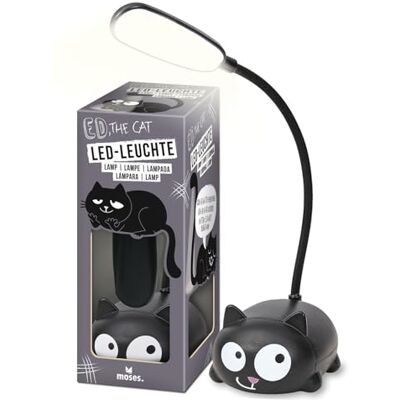 moses . Ed, the Cat lamp, buigzame ledlamp in kattendesign, oplaadbare bureaulamp met batterij en USB-C-aansluiting, decoratieve tafellamp voor kattenfans moses . Ed, the Cat lamp, buigzame ledlamp in kattendesign, oplaadbare bureaulamp met batterij en USB-C-aansluiting, decoratieve tafellamp voor kattenfans