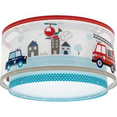Dalber Kinderplafondlamp Politieauto's, Kinderplafondlamp, E27-2 x 15W, 60616M Dalber Kinderplafondlamp Politieauto's, Kinderplafondlamp, E27-2 x 15W, 60616M