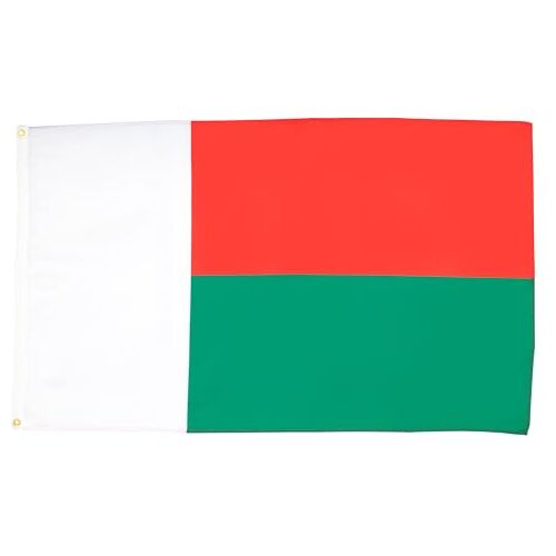 AZ FLAG Madagaskar Vlag 150x90 cm Madagaskische vlaggen 90 x 150 cm Banner 3x5 ft Hoge kwaliteit