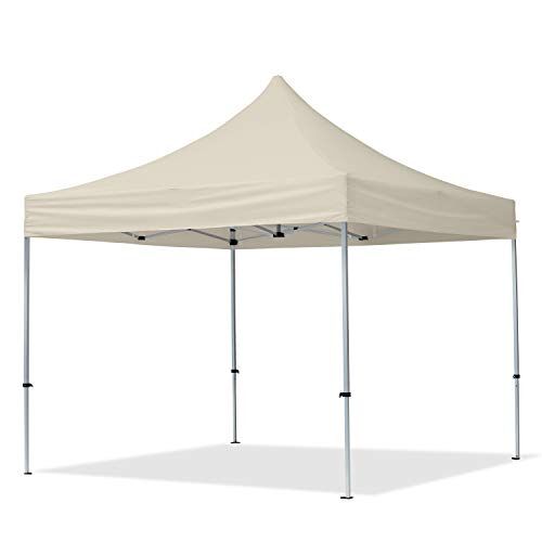 TOOLPORT Vouwpaviljoen vouwtent 3x3m zonder zijpanelen 32mm ALU paviljoen partytent crème