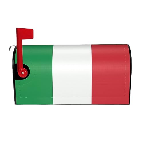 Chrysm Italië vlag brievenbus covers, brievenbus brievenbus cover brievenbus wrap voor tuin 21" Lx 18" B, 25,5x21