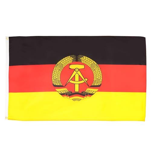 AZ FLAG Oost-Duitse vlag 150x90 cm Duitse RDA-vlaggen 90 x 150 cm Banner 3x5 ft Hoge kwaliteit