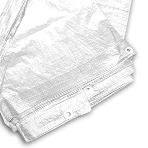 GARDENIX universeel dekzeil stoffen dekzeil, beschermend dekzeil, wit 90 g/m² (2m x 2m)