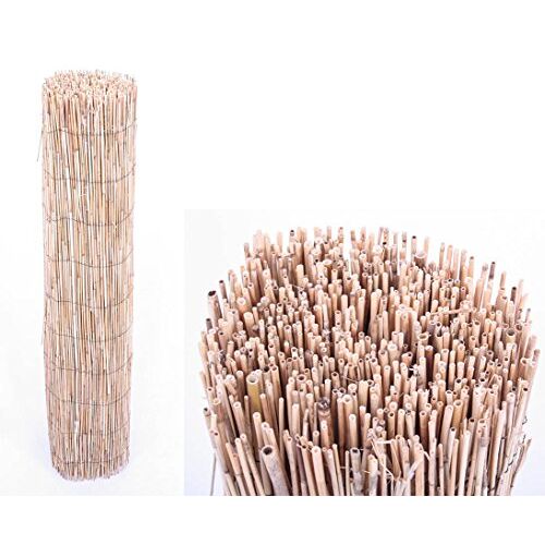 bambus-discount.com Bamboemat 180 x 500 cm Rio eco model voordelige en luchtige inkijkbescherming 1,8 m x 5 m