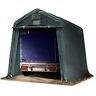 TOOLPORT Garagetent 2,4 x 3,6 m carport ca. 500 g/m² PVC-zeil weidetent beschutting opslagtent garage groen