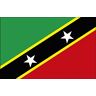 Fan-O-Menal Decoratieve vlag St Kitts + Nevis Gr. ca. 150 x 90 cm 80156 Decoratieve landvlag