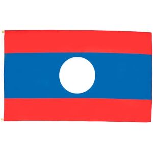 AZ Flag - Laos vlag - 150x90cm - Polyester - Flag AZ Flag - Laos vlag - 150x90cm - Polyester - Flag