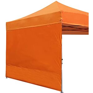 ABCCANOPY Instant zonnescherm voor partytent, 304 x 304 cm, alleen zijwand alleen, geen frame en bovenkant, oranje ABCCANOPY Instant zonnescherm voor partytent, 304 x 304 cm, alleen zijwand alleen, geen frame en bovenkant, oranje
