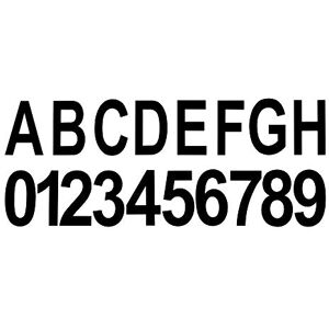 TELEFUNKEN Huisnummers, brievenbus letters A-H, cijferstickers 0-9, zelfklevende letters, weerbestendig, brievenbus cijfers, zwart TELEFUNKEN Huisnummers, brievenbus letters A-H, cijferstickers 0-9, zelfklevende letters, weerbestendig, brievenbus cijfers, zwart