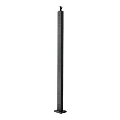VEVOR Leuning voor balkonhek, 914 x 100 x 100 mm, voor tuin en balkon met geborsteld oppervlak van roestvrij staal, palenset voor terrasbalkon, 1JZLGZXHS9148RVYS001V0 VEVOR Leuning voor balkonhek, 914 x 100 x 100 mm, voor tuin en balkon met geborsteld oppervlak van roestvrij staal, palenset voor terrasbalkon, 1JZLGZXHS9148RVYS001V0