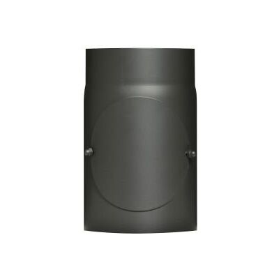 FIREFIX Kachelpijp van staal Ø 2 mm (buisbuis Ø 150 mm) voor oven en vuur Senotherm zwart 250 mm lang met reinigingsdeur FIREFIX Kachelpijp van staal Ø 2 mm (buisbuis Ø 150 mm) voor oven en vuur Senotherm zwart 250 mm lang met reinigingsdeur